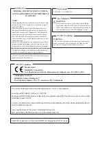 Preview for 2 page of DGSHAPE METAZA MPX-95 User Manual