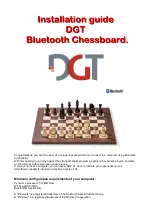 DGT Bluetooth Chessboard Installation Manual preview