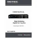 DGTEC DG-FV500PVR User Manual предпросмотр