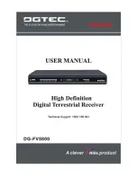 DGTEC DG-FV5800 User Manual preview