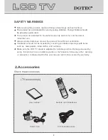 Preview for 5 page of DGTEC DG-HD19LCDVD User Manual