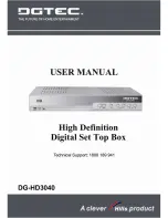 Preview for 1 page of DGTEC DG-HD3040 User Manual