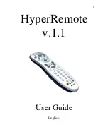 DGTech HyperRemote User Manual preview