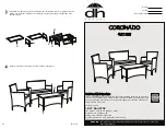 Предварительный просмотр 2 страницы DH Casual CORONADO 4 PC SET Assembly Instructions