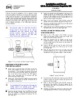 DH Instruments 1-2 IN. BACK PRESSURE REGULATOR KIT Installation preview