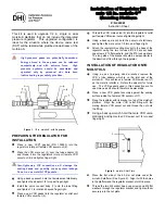 DH Instruments 1-2 IN. MOLSTIC-S MOUNTING PLATFORM Instruction Sheet предпросмотр