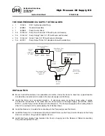 Preview for 1 page of DH Instruments HIGH PRESSURE OIL SUPPLY KIT Instruction Sheet