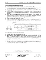 Предварительный просмотр 2 страницы DH Instruments MOLSTIC DUAL LO FLOW Instruction Sheet