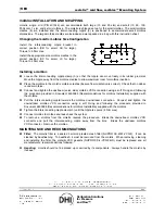 Preview for 2 page of DH Instruments MOLSTIC MID FLOW Instruction Sheet