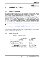 Preview for 7 page of DH Instruments MOLSTIC-S Operation And Maintenance Manual