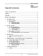 Preview for 3 page of DH Instruments PG7607 Operation And Maintenance Manual