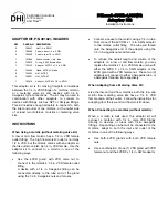 Preview for 1 page of DH Instruments PK-MOL-4VCR-14SWG Installation Instructions