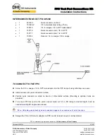 Preview for 1 page of DH Instruments PPC - TEST PORT CONNECTIONS KIT Installation Instructions