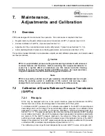 Preview for 195 page of DH Instruments PPC4 Operation And Maintenance Manual