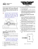 DH Instruments REGULATOR KIT ONTO 1-4 IN. MOLSTIC-S Instruction Sheet предпросмотр