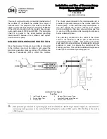 Preview for 1 page of DH Instruments VACUUM PUMP DOWNSTREAM INTERCONNECT KIT FOR MOLBLOC-S Installation Instructions