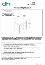 DH Hudson BR-6 NS Espresso Manual To Assembly preview