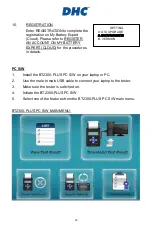 Preview for 29 page of DHC BT2300-PLUS Owner'S Manual