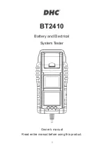 DHC BT2400 Owner'S Manual предпросмотр