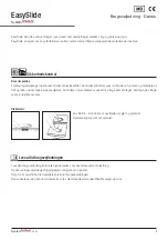 Предварительный просмотр 9 страницы DHG EasySlide SystemRoMedic 1020 Instructions For Use Manual