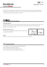 Preview for 11 page of DHG MoveMaster SystemRoMedic 2090 Instructions For Use Manual