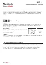 Preview for 13 page of DHG MoveMaster SystemRoMedic 2090 Instructions For Use Manual