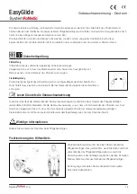 Preview for 13 page of DHG RoMedic EasyGlide Instructions For Use Manual