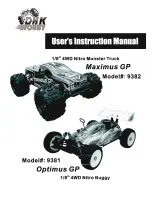 Предварительный просмотр 1 страницы DHK Hobby Maximus GP 9382 User Instruction Manual