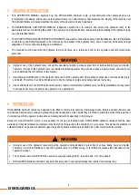 Preview for 5 page of Dhollandia DH-AR Series Operation Manual