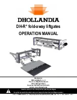 Dhollandia DH-R Series Operation Manual preview