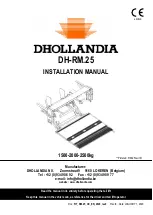 Dhollandia DH-RM.25 Installation Manual preview