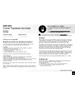 Предварительный просмотр 19 страницы DHP Carmela 4037349 Instruction Booklet