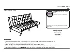 Preview for 1 page of DHP Convertible Futon Manual