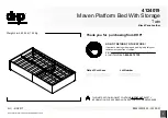 DHP Maven Platform Bed 4124019 Instruction Booklet preview