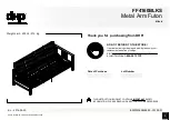 DHP Metal Arm Futon Manual preview