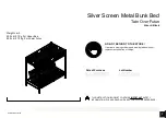 DHP Silver Screen Metal Bunk Bed Assembly Instructions Manual preview