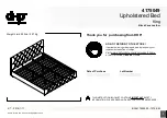 Preview for 1 page of DHP Upholstered Bed 4175049 Manual