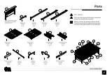 Предварительный просмотр 4 страницы DHP Wooden Arm Futon Frame FI330BLKS Instruction Booklet