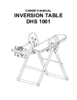 Предварительный просмотр 8 страницы DHS Fitness DHS 1001 Owner'S Manual