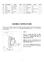 Preview for 15 page of DHS Fitness DHS 1006 Manual