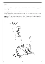 Предварительный просмотр 16 страницы DHS Fitness DHS2729 Owner'S Manual