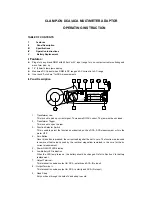 Preview for 1 page of Di-LOG DL6702 Operating Instructions