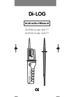 Предварительный просмотр 1 страницы Di-LOG DL6780 Combi Volt 1 Instruction Manual