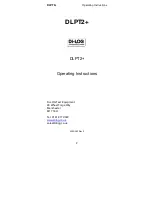 Preview for 2 page of Di-LOG DLPT2+ Operating Instructions Manual