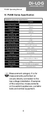 Preview for 7 page of Di-LOG PU690 Instruction Manual