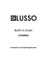 DI Lusso OV604MS Operating Manual preview