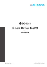 Preview for 1 page of Di-soric IO-Link Device Tool V 4.0 Instruction Manual