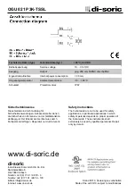 Preview for 2 page of Di-soric OGU 021 P3K-TSSL Connection Diagram