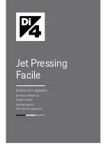 Preview for 1 page of Di4 Jet Pressing Facile Manual