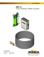 Preview for 1 page of Diablo Controls, Inc. DSP-13 User Manual